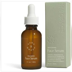 Hugh & Grace Restoring Face Serum Vitamin C and E Brighten Rejuvenate 1 oz 28 ml
